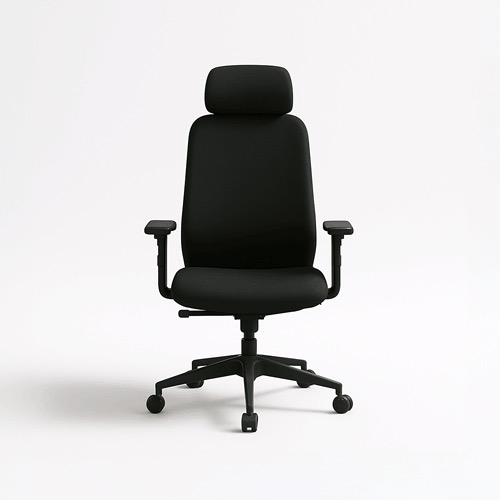 Silla de oficina negra